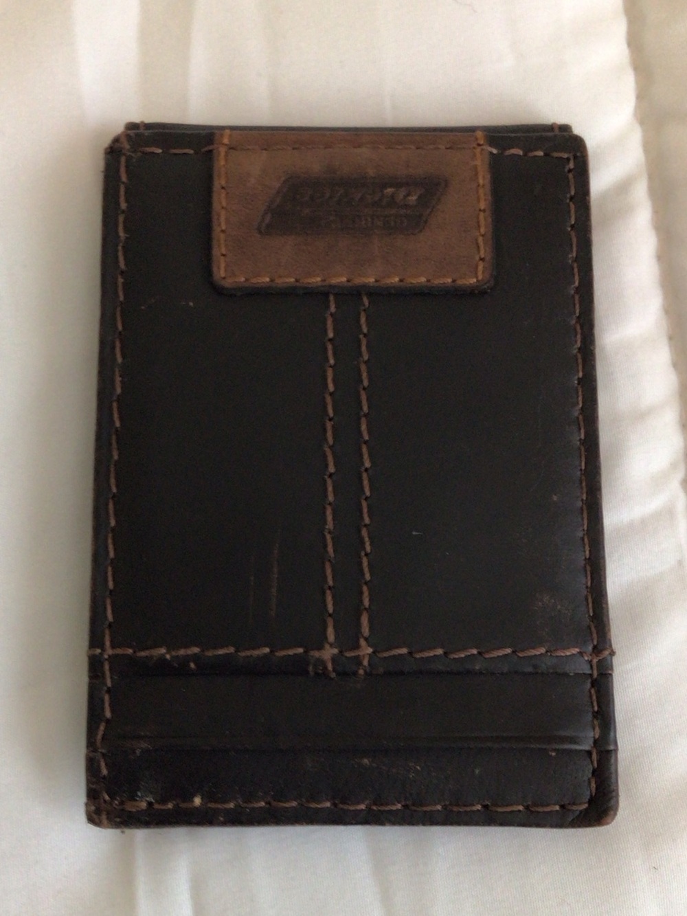 DickiesLeather Card Wallet - Brown